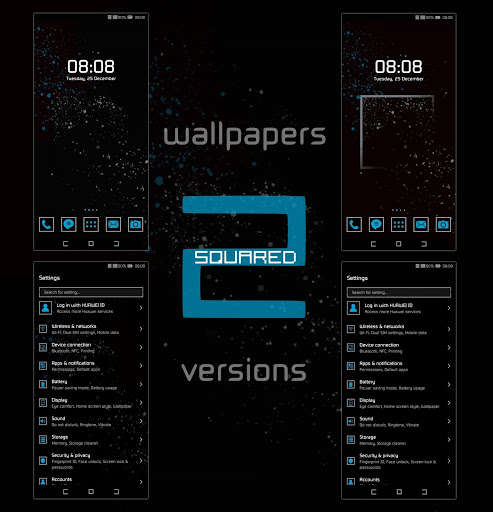 Run android online APK [EMUI 5/8/9.0]Squared Theme from MyAndroid or emulate [EMUI 5/8/9.0]Squared Theme using MyAndroid